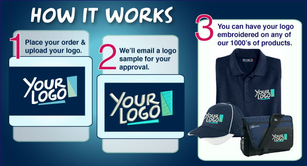 Logo Work Shirts fast and easy